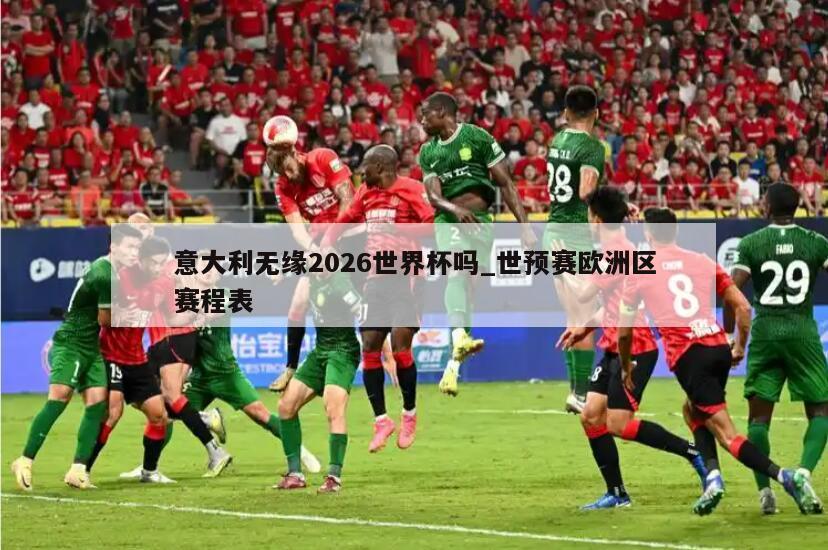 意大利无缘2026世界杯吗_世预赛欧洲区赛程表
